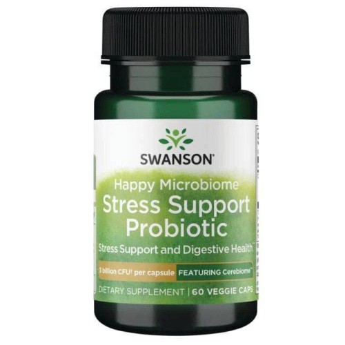 Swanson Happy Microbiome stress support Probiotyczna mieszanka