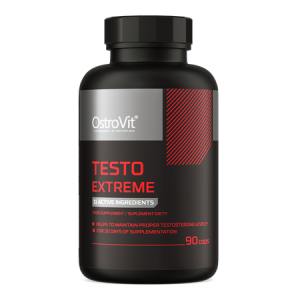 OstroVit Testo Extreme 90 kapsułek Maca Kozieradka Tribulus żeń szeń