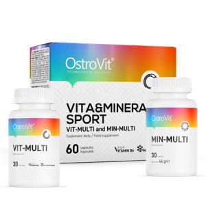 OstroVit VIT&MIN Sport 60 kapsułek Witaminy Minerały