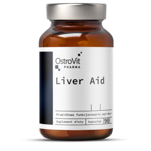 OstroVit Pharma Liver Aid 90 kapsułek Cholina NAC Glutation ostropest