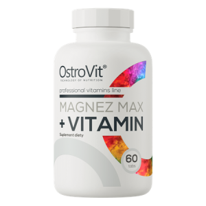 OstroVit Magnez MAX + Vitamin 60 tabletek