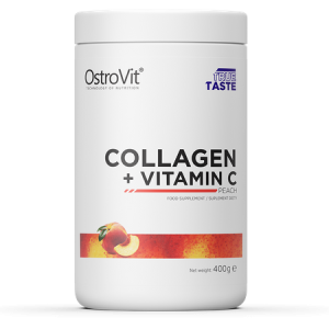 OstroVit Kolagen + Witamina C 400 g brzoskwiniowy