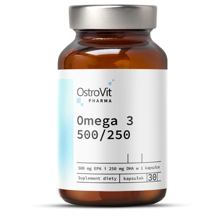 OstroVit Pharma Omega 3 500/250 30 kapsułek