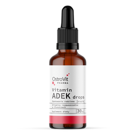 OstroVit Pharma Witaminy ADEK w kroplach 30 ml