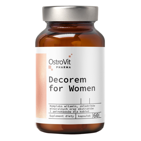 OstroVit Pharma Decorem For Women 60 kapsułek Biotyna Witaminy