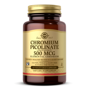 Solgar Chrom pikolinian 500 mcg - 60 kaps