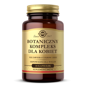 Solgar Botaniczny Kompleks dla Kobiet lukrecja Brokuły, Czerwona koniczyna