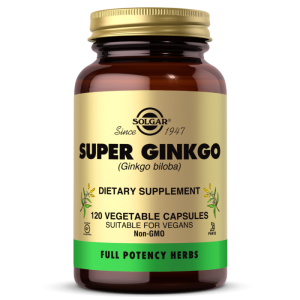 SOLGAR SUPER GINKGO 90MG FULL POTENCY 120 VCAPS