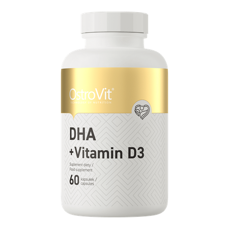 OstroVit DHA + Witamina D3 60 kapsułek