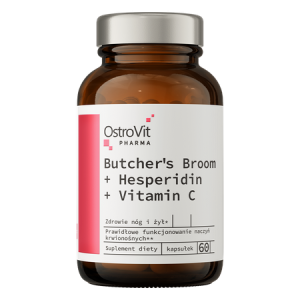 OstroVit Pharma Ruszczyk + Hesperydyna + Witamina C 60 kapsułek