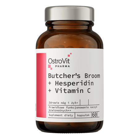 OstroVit Pharma Ruszczyk + Hesperydyna + Witamina C 60 kapsułek