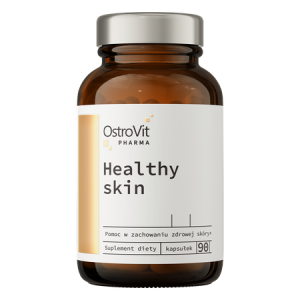 OstroVit Pharma Zdrowa Skóra 90 kapsułek Kolagen Kwas hialuronowy