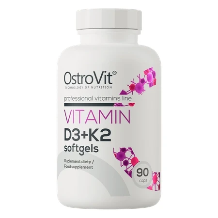 OstroVit Witamina D3 + K2 90 kapsułek