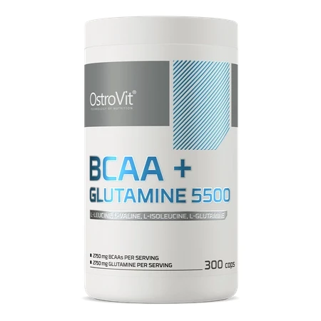 OstroVit BCAA + Glutamina 5500 mg 300 kapsułek