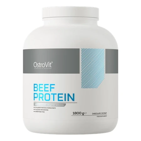 OstroVit Beef Protein 1800 g czekoladowo-kokosowy Białko wołowe izolat