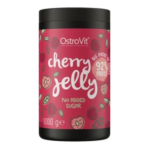 OstroVit Cherry Jelly Owoce w żelu 1000 g wiśniowy