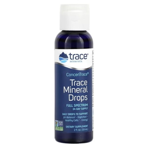 Trace Minerals ®, Concentrace, Trace Mineral Drops, 2 fl oz (59 ml) Minerały Lit Boron Sód