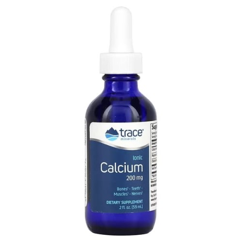 Trace Minerals  Ionic Calcium, 200mg Wapń jonowy