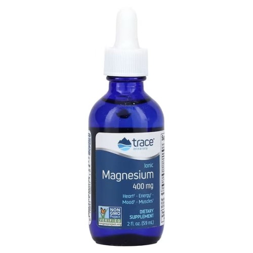 Trace Minerals ®, Ionic Magnesium, 400 mg, 2 fl oz (59 ml) Magnez