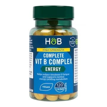 Holland & Barrett High Strength Complete Vit B Complex 120 Tablets Witamina B komplex