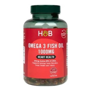 Holland & Barrett Omega 3 Fish Oil 1000mg 120 Capsules