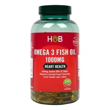 Holland & Barrett Omega 3 Fish Oil 1000mg 240 Capsules 