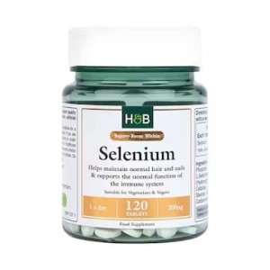 Holland & Barrett Selenium 200ug 120 Tablets Selen