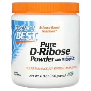 Doctor's Best Pure D-Ribose Powder with BioEnergy Ribose, (250 g) Ryboza
