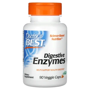 Doctor's Best Digestive Enzymes, 90 Veggie Caps Enzymy