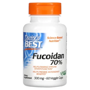 Doctor's Best Fucoidan 70%, 60 Veggie Caps Fukoidan