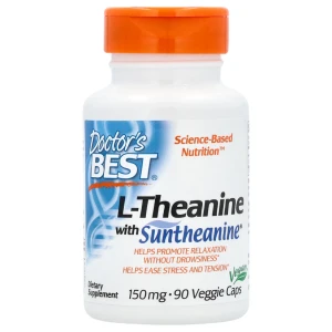 Doctor's Best L-Theanine with Suntheanine, 150 mg teanina