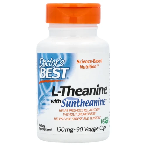 Doctor's Best L-Theanine with Suntheanine, 150 mg teanina