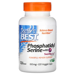 Doctor's Best Phosphatidylserine with SerinAid, 100 mg Fosfatydyloseryna