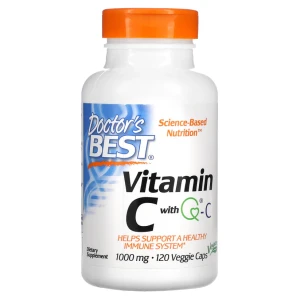 Doctor's Best Vitamin C with Q-C, 1,000 mg, 120 Veggie Caps Witamina C