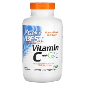 Doctor's Best Vitamin C with Q-C, 1,000 mg, 360 Veggie Caps Witamina C 