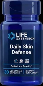 Life Extension Daily Skin Defense 30 vegetarian Rozmaryn Oliwki Werbena