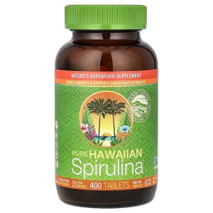 Nutrex Hawaii, Pure Hawaiian Spirulina, 500mg, 400 Tablets  Spirulina Hawajska 