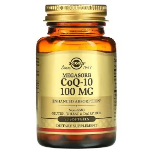 Solgar Megasorb CoQ-10, 100 mg, 90 Softgels Koenzym Q10