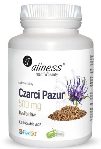  Aliness Czarci Pazur (Devil’s claw) 500 mg x 100 VEGE 