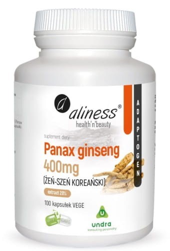  Aliness Panax Ginseng (ŻEŃ-SZEŃ KOREAŃSKI) 400mg 