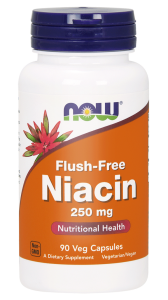 NOW Foods Niacyna Flush-Free 250mg 90kaps