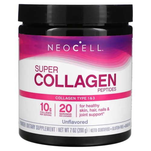 NeoCell, Peptydy kolagenowe superkolagenowe, bezsmakowe, 200 g Super Collagen