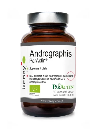 Kenay Andrographis ParActin® (60 kapsułek vege) - suplement diety 