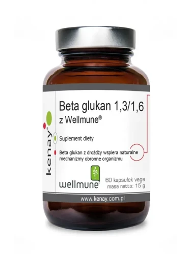 Kenay Beta glukan 1,3/1,6 Wellmune® (60 kapsułek) - suplement diety 