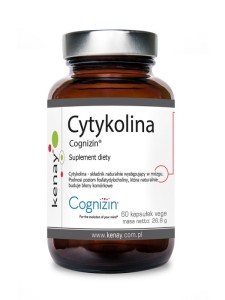 Kenay Cytykolina Cognizin® (60 kapsułek vege) - suplement diety 
