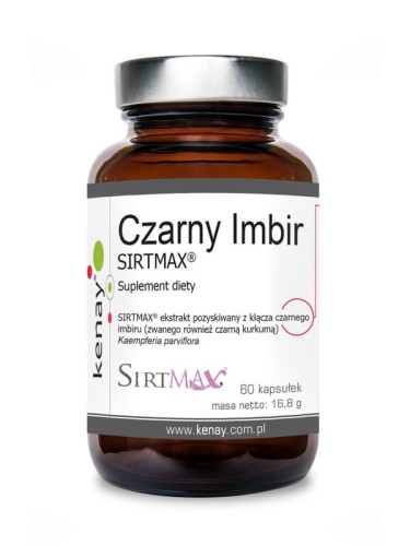 Kenay CZARNY IMBIR SIRTMAX® (60 kapsułek) - suplement diety