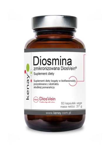 Kenay Diosmina zmikronizowana DiosVein® (60 kapsułek) - suplement diety 