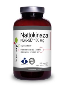 Nattokinaza 100 mg aż 300 kapsułek JAPOŃSKA