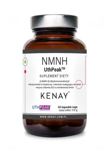 Kenay NMNH UthPeak™ β-dihydromononukleotyd nikotynamidu (60 kapsułek) -B3 niacyna