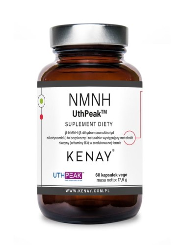 Kenay NMNH UthPeak™ β-dihydromononukleotyd nikotynamidu (60 kapsułek) -B3 niacyna